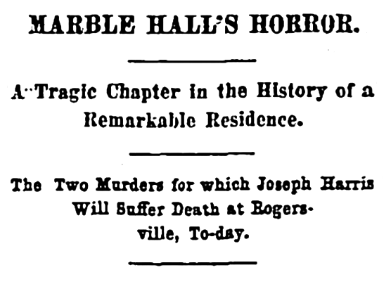 The Marble Hall Murder